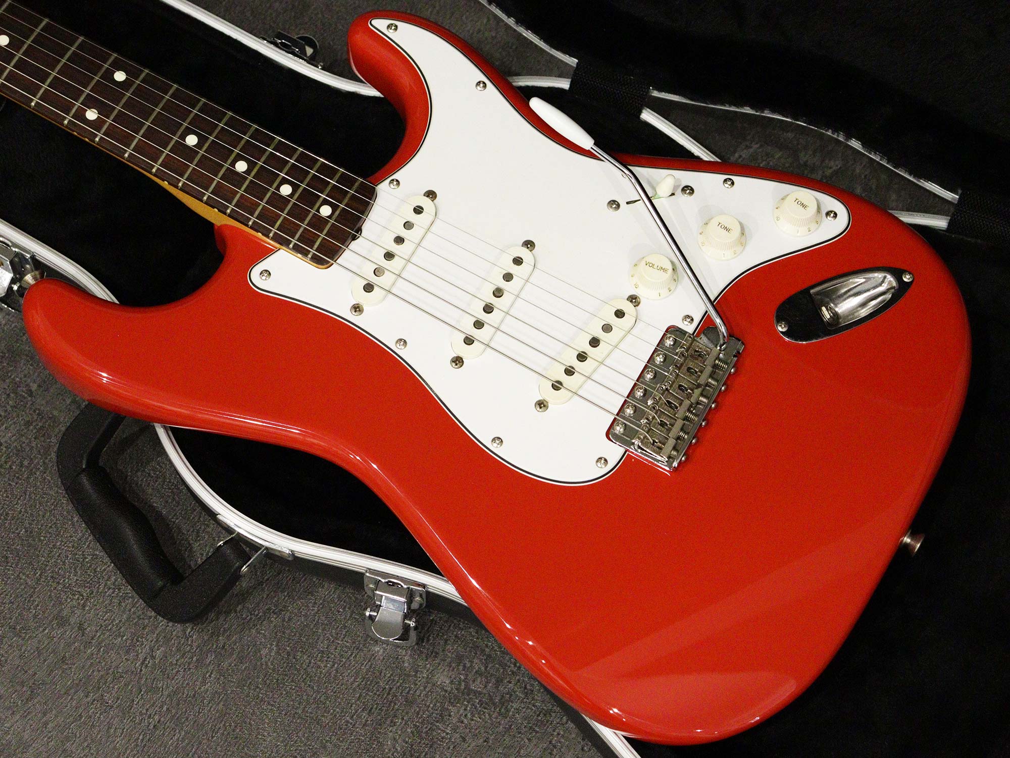 ギター Fender Japan ST62 Fiesta red 1990 Fender Japan ST62-500 '62 Reissue Stratocaster (Candy